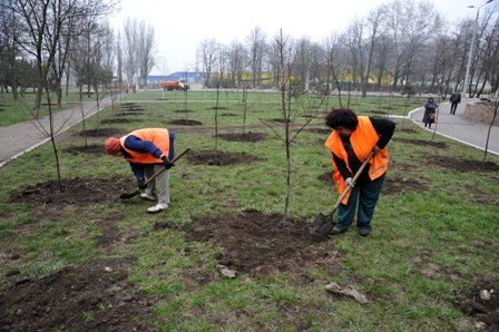 общегородской субботник в Мариуполе общегородской субботник в Мариуполе