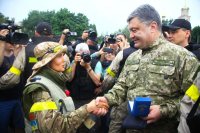Президент Украины посетил Славянск Президент Украины посетил Славянск