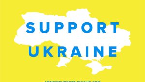 Artists support Ukraine
