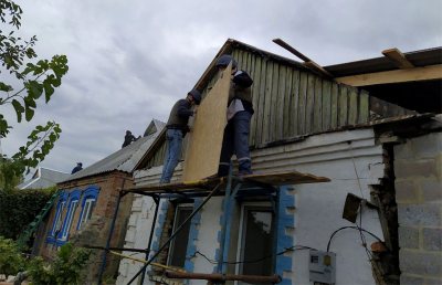 Личным составом ГСЧС с начала проведения ООС восстановлено 477 жилых домов Личным составом ГСЧС с начала проведения ООС восстановлено 477 жилых домов
